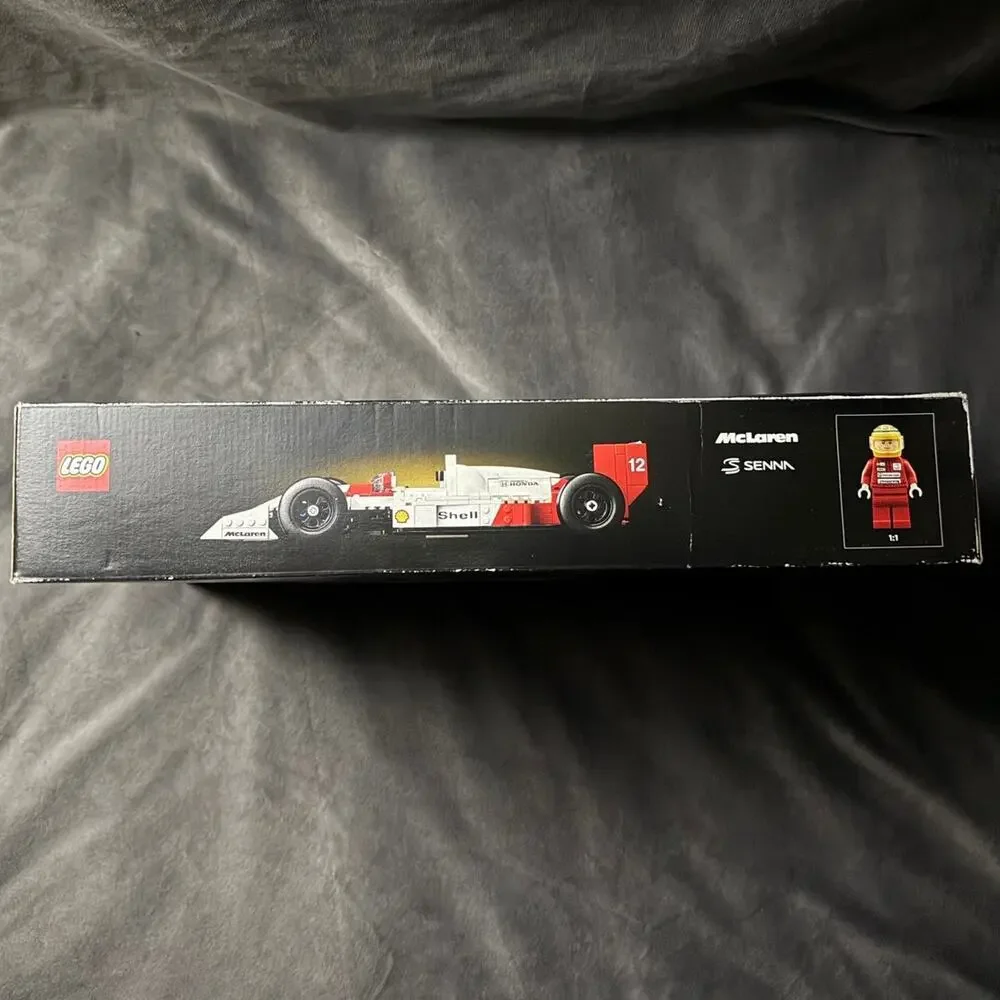 LEGO Icons McLaren MP4/4 Ayrton Senna 10330 New Sealed Box Wear